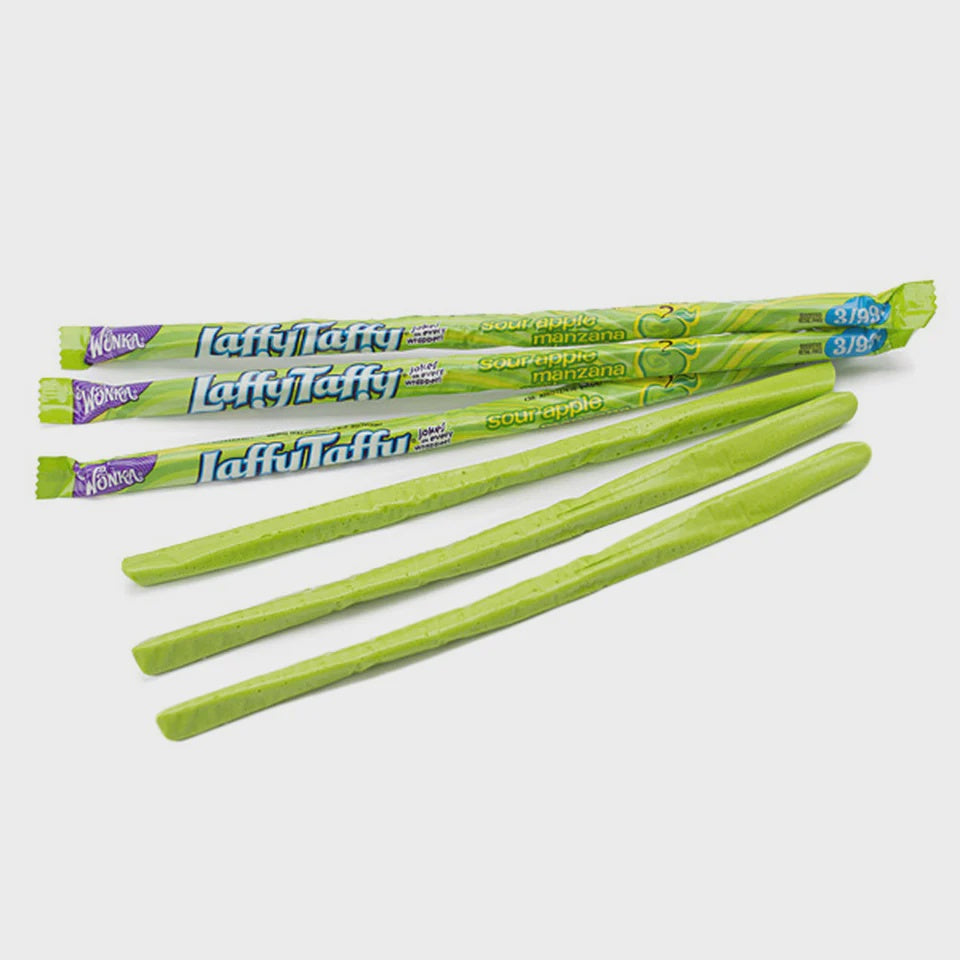 Making Taffy Rope Laffy Taffy Ropes - Sour Apple | The Highway Heritage Stop