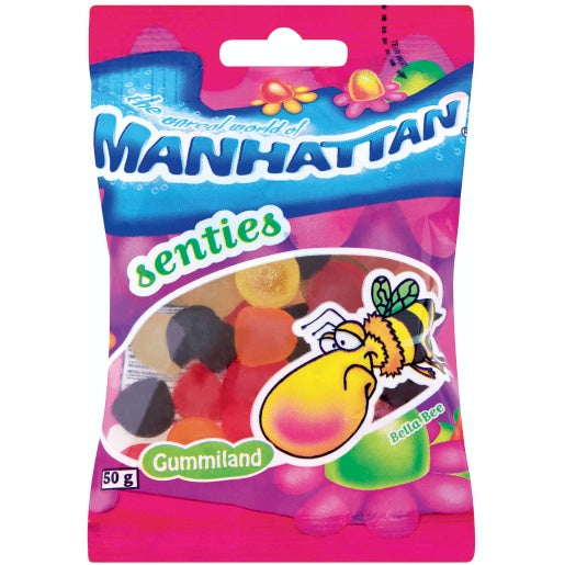 Manhattan Mini Scented Gums 50g