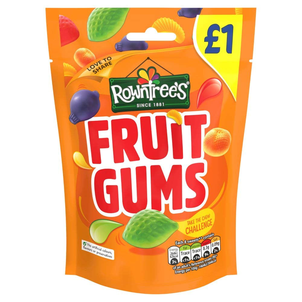 Rowntree's Fruit Gums Pouch 150g