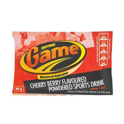 Game Powdered Sports Drink Sachets 80g Cherry & Berry