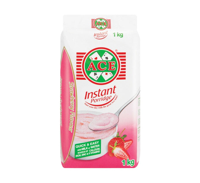 Ace Instant Porridge 1kg Strawberry