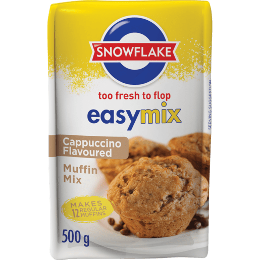 Snowflake Muffin Mix 500g: Cappuccino