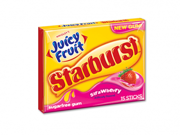 Wrigley's Juicy Fruit Starburst Strawberry