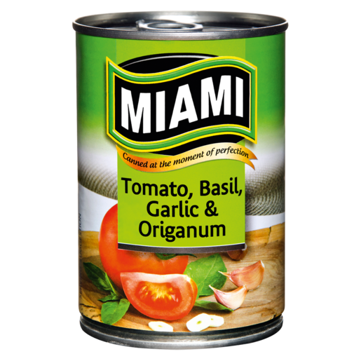 Miami Tomato Base - Basil, Garlic & Origanum 410g