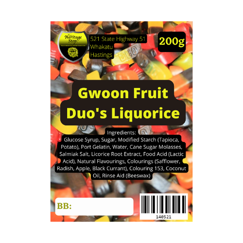 Gwoon Fruit Duo's Liquorice