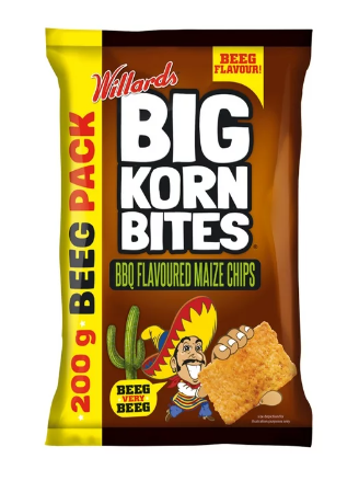 Willards Big Korn Bites BBQ PARTY PACK 200g