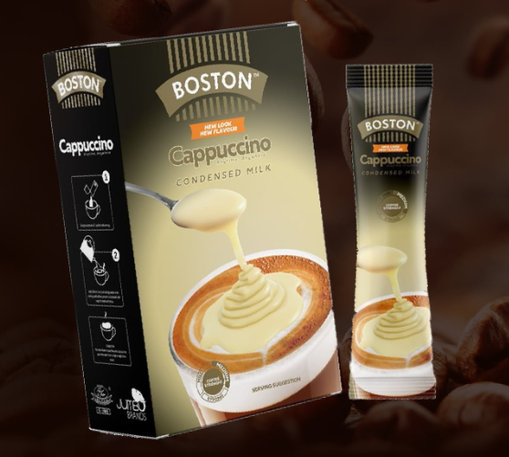 Boston Cappuccino Sticks - Condensed Milk 10x18g Sachet