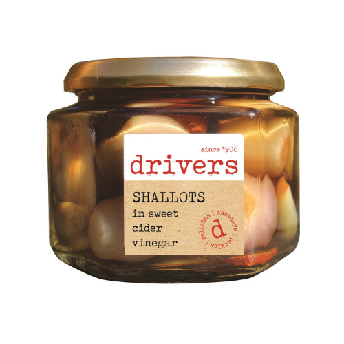 Drivers Shallots in Cider Vinegar 350g