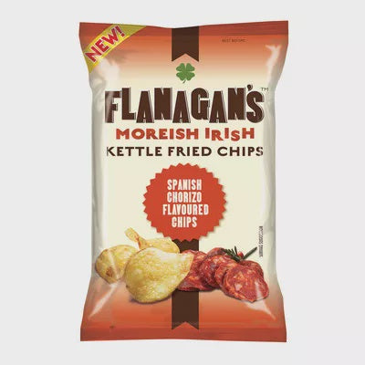 Flannagan Irish Crisp Spanish Chorizo 125g