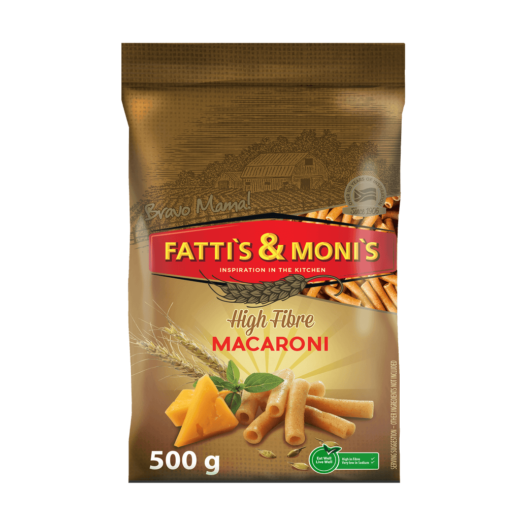 Fattis & Moni's Wholewheat Pasta- Macaroni 500g