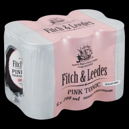 Fitch & Leedes 6 Pack - Pink Tonic Sugar Free