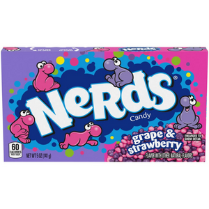 Wonka Nerds Grape/Strawberry Thr Box 141g