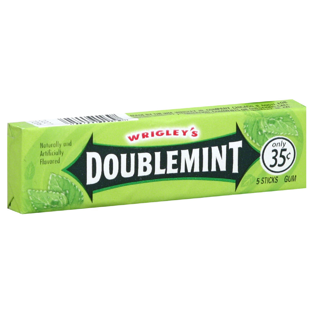 Wrigley's Double Mint Gum 5 Sticks