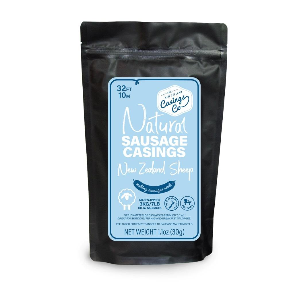 Natural NZ Sheep Sausage Casings 10m/30g