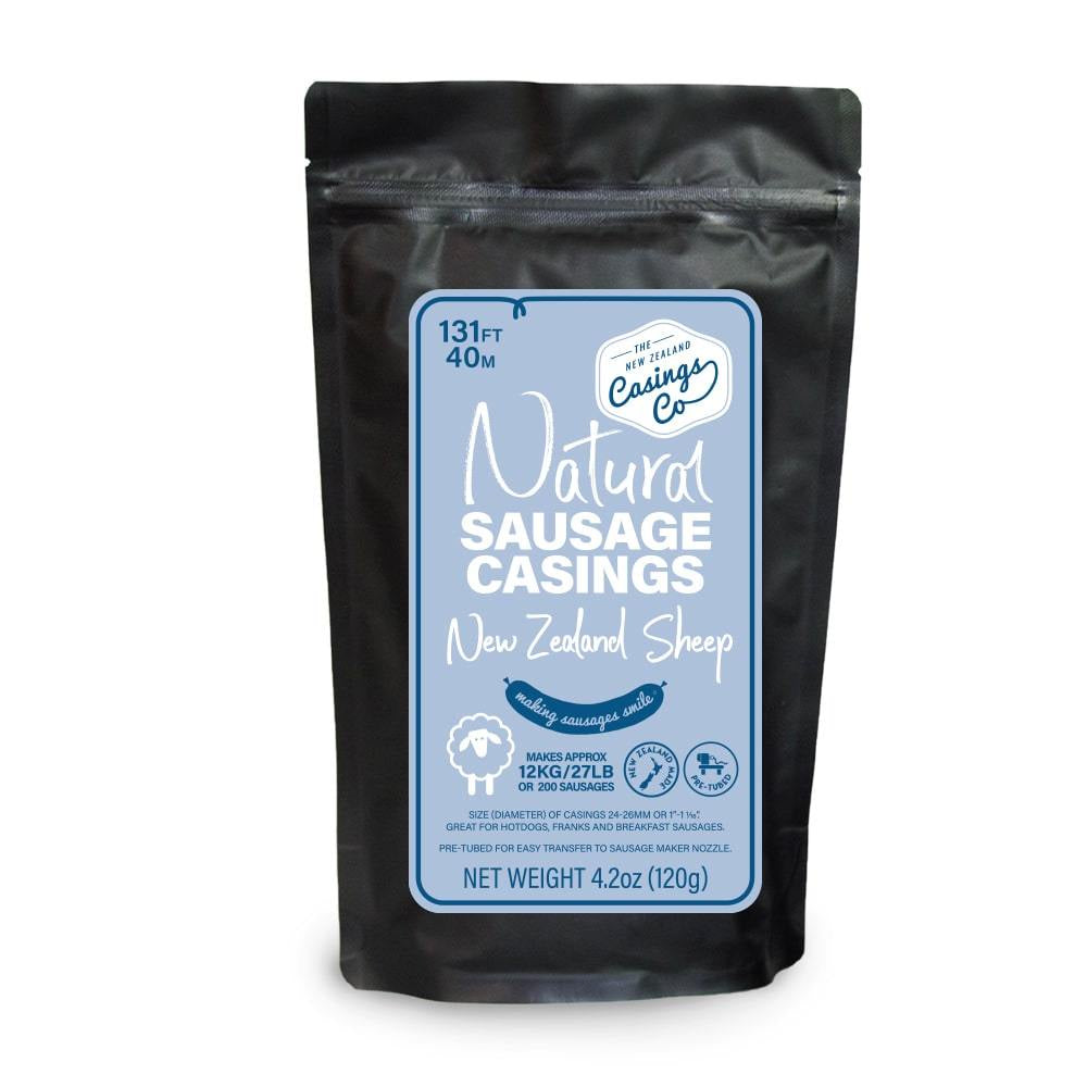 Natural NZ Sheep Sausage Casings 40m/120g