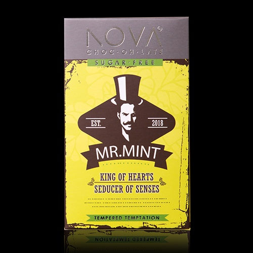 Nova Choc-Oh-Late Sugar Free Mint Dark Chocolate Bar 40g