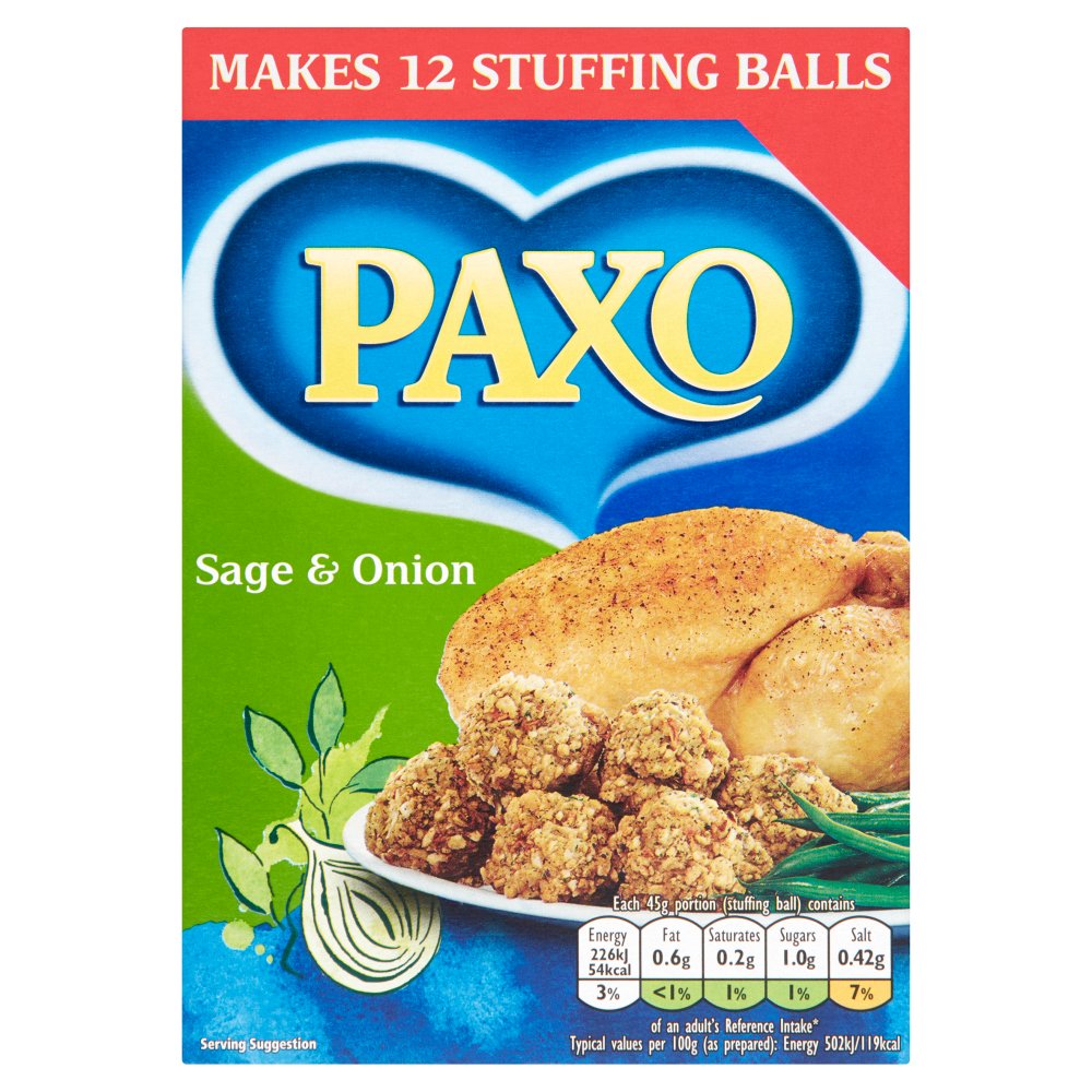 Paxo Sage & Onion Stuffing 170g