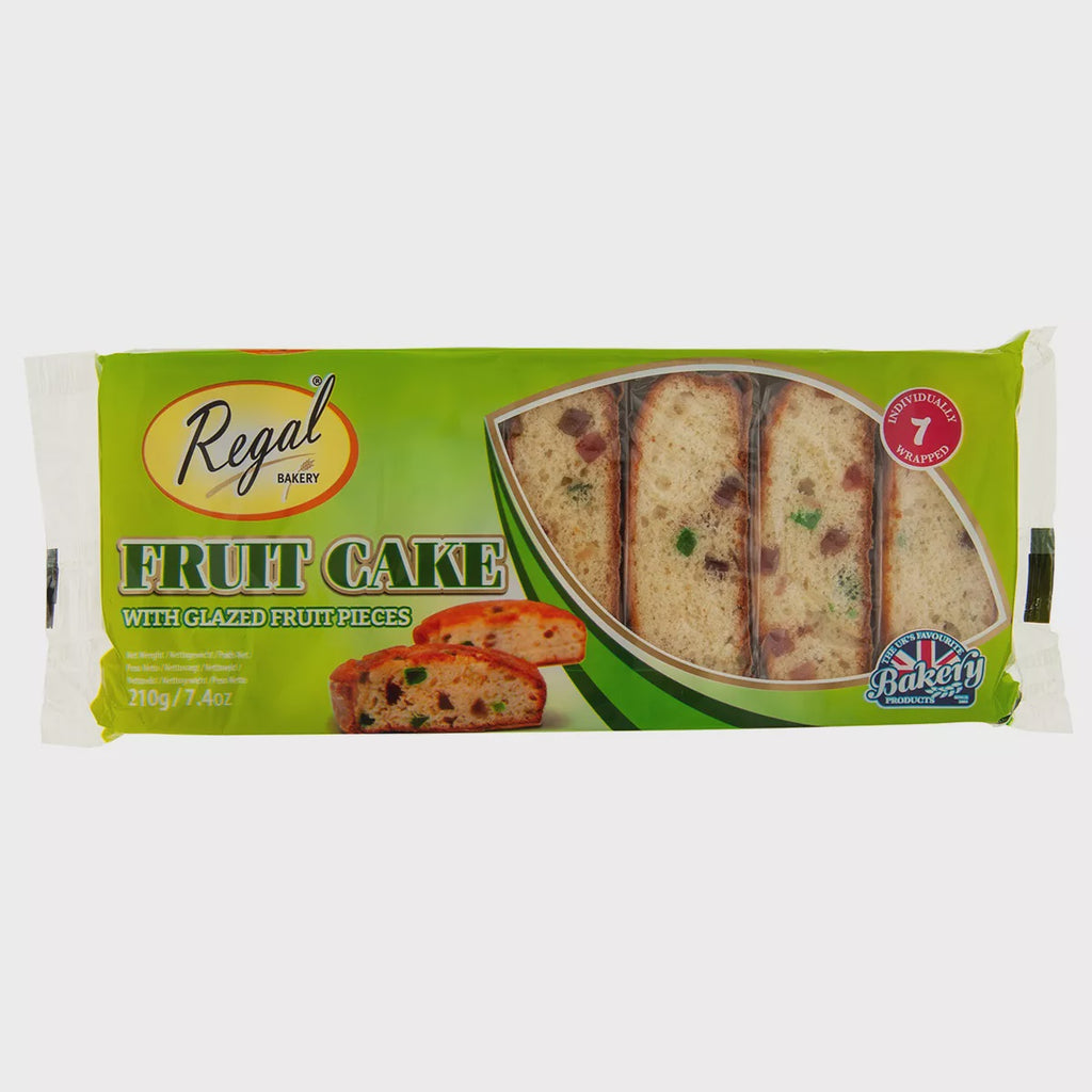 Regal Bakery Fruit Cake with Glazed Fruit Pieces 210g