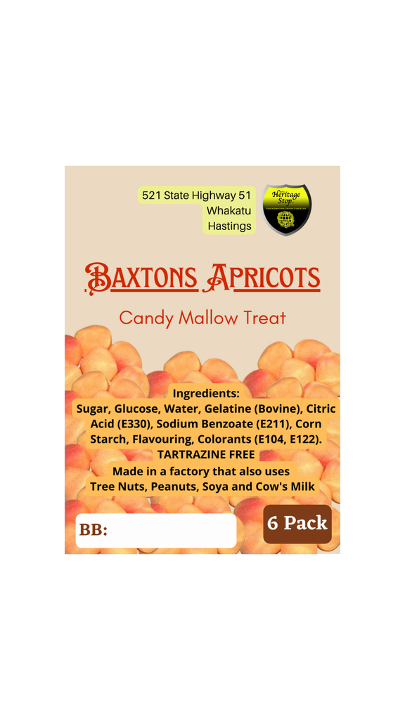 Baxton's Apricots 6 Pack
