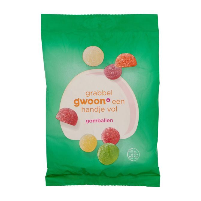 G'Woon Gomballen - Soft Fruit Jellies 400g