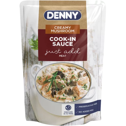 Denny Cook-In Sauce 415g Creamy Mushroom