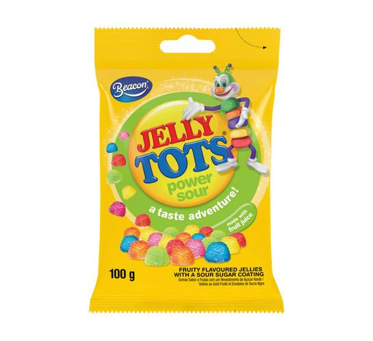 Beacon Jelly Tots Power Sour 100g