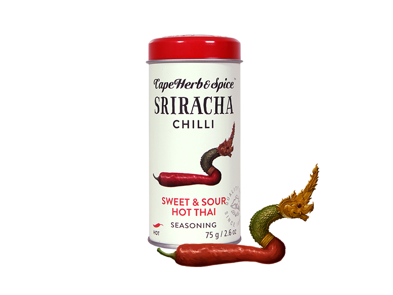 Cape Herb & Spice Chilli Tin Sriracha Chilli Sweet & Sour Hot Thai 75g