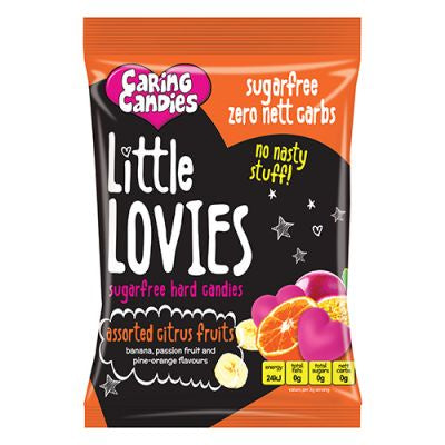 Caring Candies Little Lovies Assorted Citrus Fruits 100g