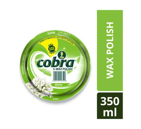 Cobra Wax Polish White 350ml
