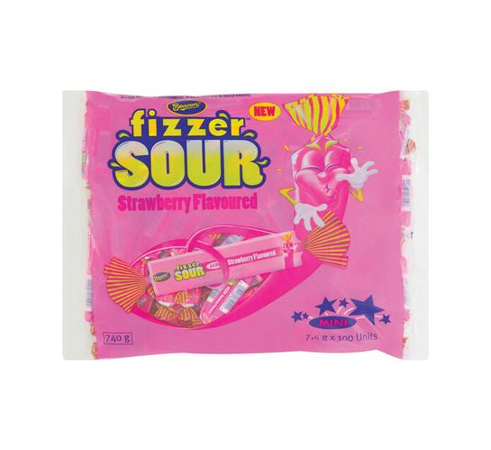 Beacon Fizzer Sour Strawberry (24 Pack)