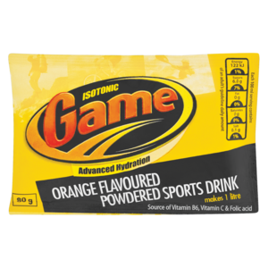 Game Powdered Sports Drink Sachets 80g Orange