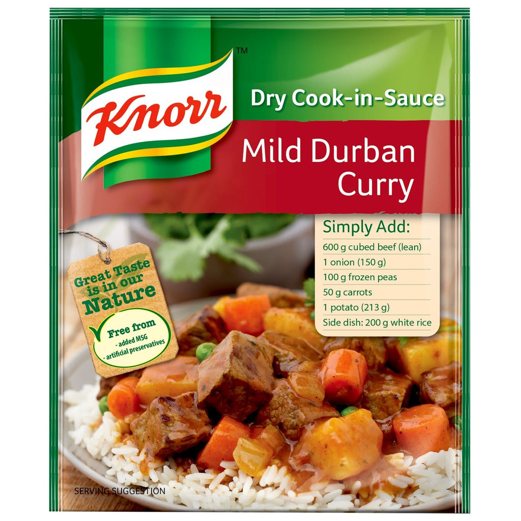 Knorr Cook In Sauce Mild Durban Curry 58g