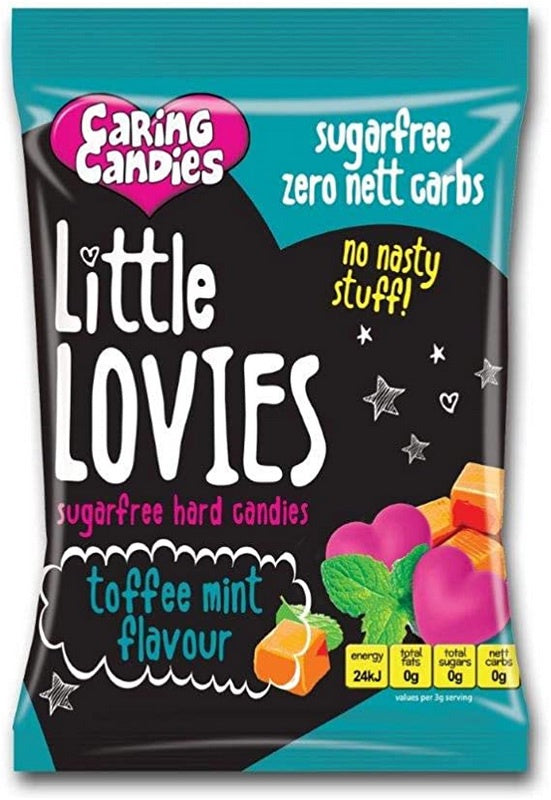 Caring Candies Little Lovies Toffee Mint 100g