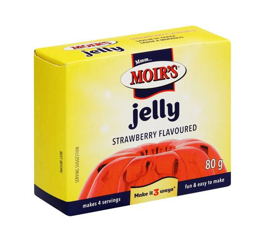 Moir's Jelly Strawberry 80g