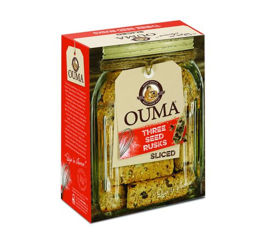 Ouma Rusks Sliced Three Seed 450g
