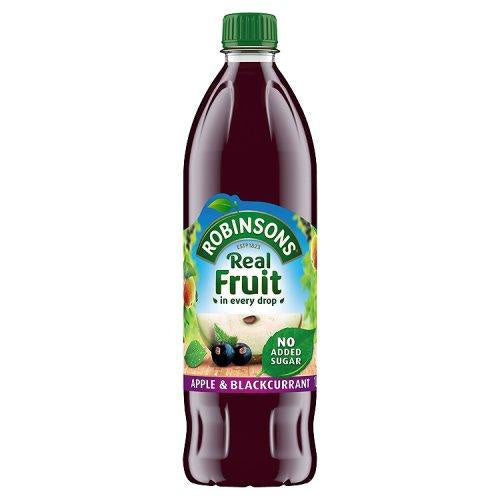 Robinsons Real Fruit Juice Concentrate 1ltr Apple & Black Currant