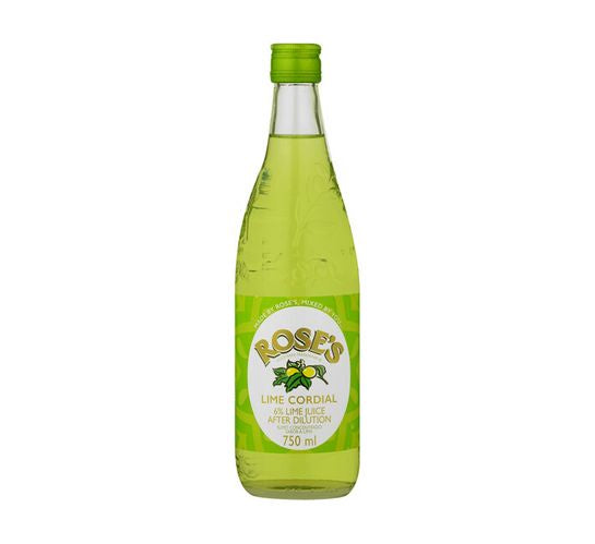 Roses Lime Cordial 750ml