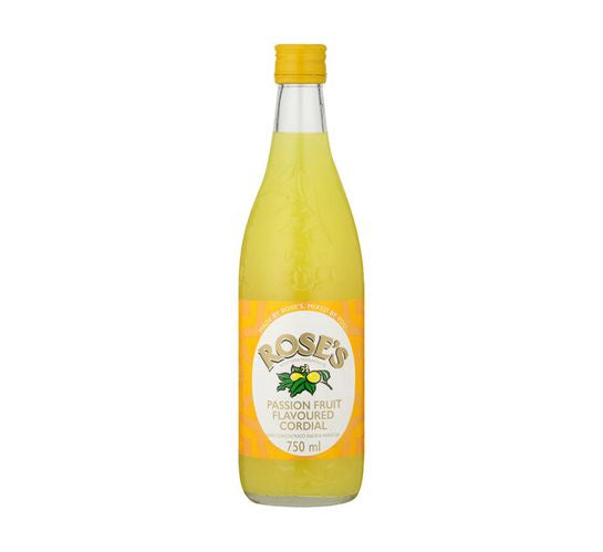 Roses Passion Fruit Cordial 750ml