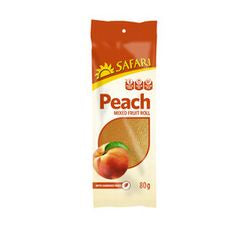 Safari Fruit Roll 80g Peach