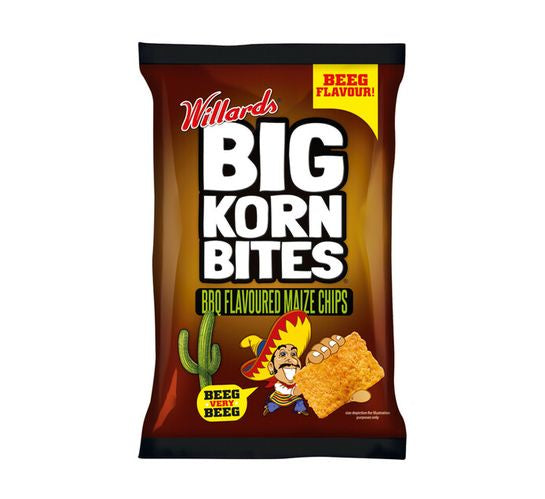 Willards Big Korn Bites BBQ 120g