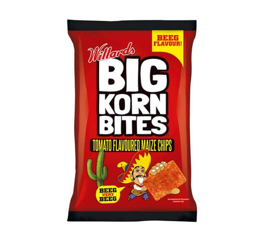 Willards Big Korn Bites Tomato 120g