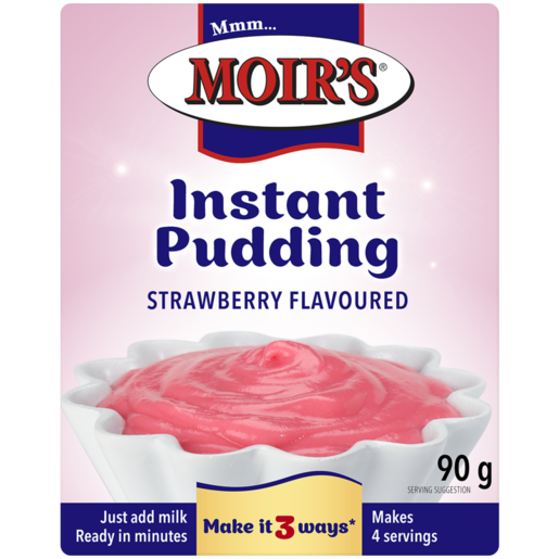 Instand Pudding Moir's Instant Pudding Strawberry 90g | The Highway Heritage Stop