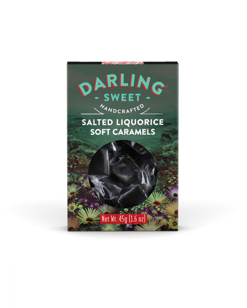 Darling Sweet Soft Salted Liquorice Caramels 45g