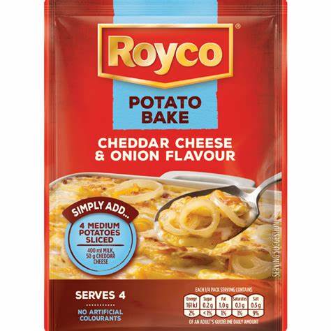 Royco Potato Bake Cheddar Cheese & Onion 40g