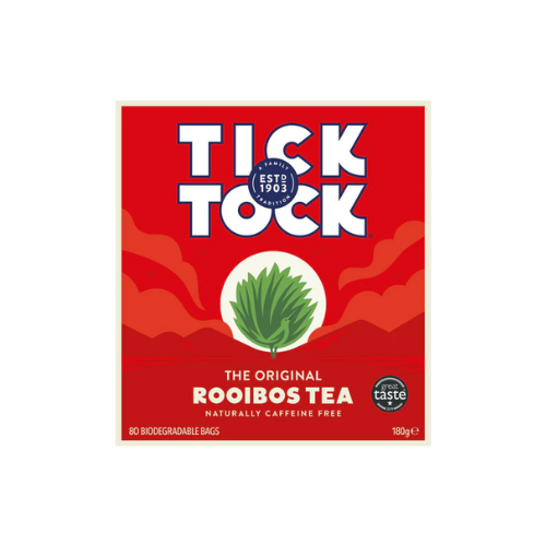 Tick Tock Organic Rooibos Tea 80 Bags