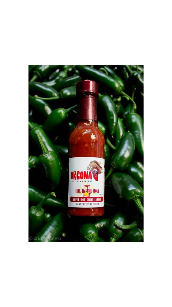 Orcona Fire in the Hole Hot Chilli Sauce 150ml