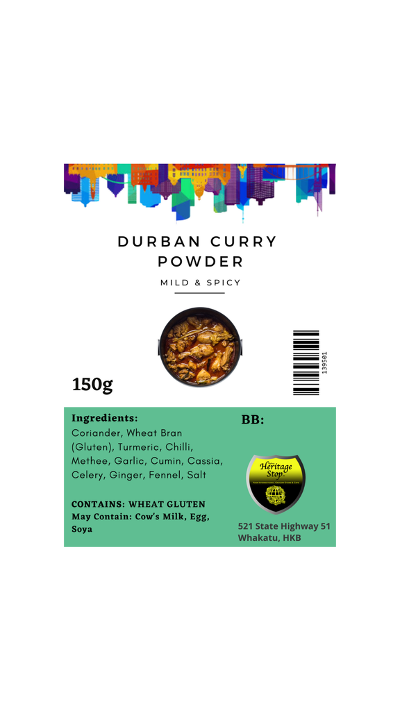 HHS Durban Curry Spice Mix Mild 150g