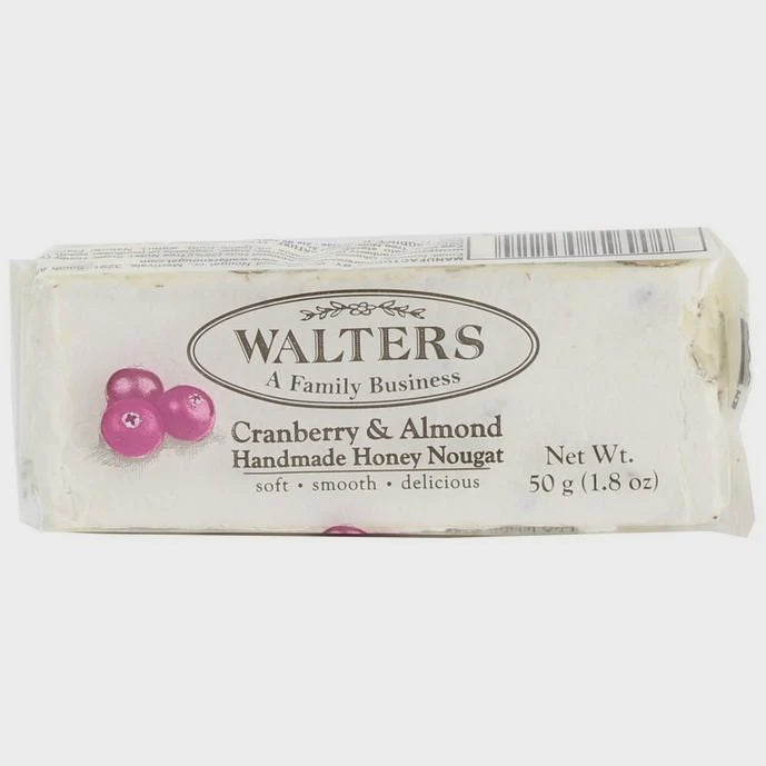 Walters Cranberry & Almond Nougat 50g