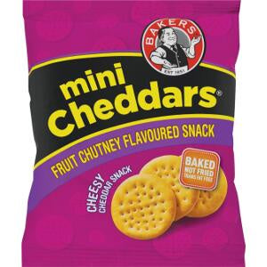 Bakers Mini Cheddars - Fruit Chutney 33g